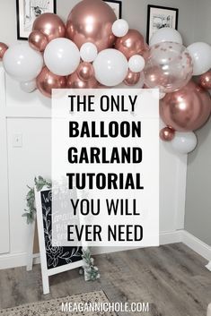 How To Make Bridal Shower Backdrop, How To Put A Balloon Arch Together, Balloon Ideas No Helium, How To Set Up Balloon Arch, Balloon Swag Diy, Small Balloon Arch Diy, Making Balloon Garland Videos, Bridal Shower Ideas Balloon Arch, How To Build Balloon Garland