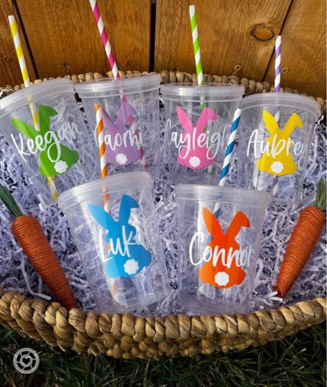 $4, personalized Easter bunny cup #etsy #etsyfind #easter #eastergift #easterbasketstuffer #personalized #personalizedgift #under10 #giftsunder10 #budgetfriendly #budgetfinds #eastercup Follow my shop @meginthelou on the @shop.LTK app to shop this post and get my exclusive app-only content! #liketkit #LTKGiftGuide #LTKSeasonal #LTKkids @shop.ltk https://liketk.it/45aBv Kids Easter Gifts, Easter Party Favors, Easter Classroom, Creative Easter Baskets, Easter Cups, Easter Party Favor, Easter Buckets, Easter Basket Stuffers, Kids Easter Basket