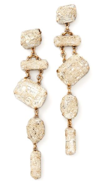 Erickson Beamon Smoke & Mirrors Earrings Erickson Beamon, Glitz And Glam, Pretty Jewellery, Jewelry Inspiration, Beaded Earrings, My Jewellery, Bridal Jewelry, Beautiful Jewelry, Wedding Jewelry