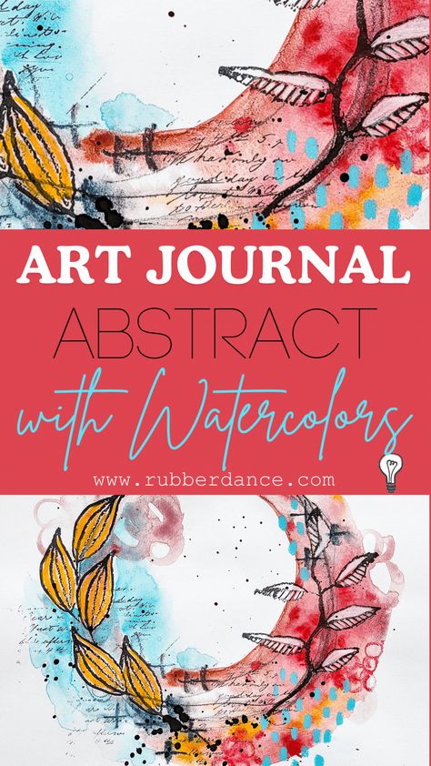 Unleash your creativity and dive into the world of abstract art journaling with this captivating and playful watercolor tutorial. Master the art of mark making and create pages that speak volumes. Abstract Watercolor Tutorial, Abstract Watercolor Paintings Tutorials, Easy Abstract Art, Kunstjournal Inspiration, Mixed Media Art Tutorials, Watercolor Art Journal, Art Journal Tutorial, Watercolor Journal, Watercolor Paintings Abstract