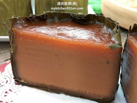 Nian Gao Recipe, Make Chinese Food, Chinese New Year Desserts, Chinese Dessert Recipe, Low Carb Sandwich, Chinese New Year Cake, Nian Gao, Malaysian Dessert, Chinese Cake