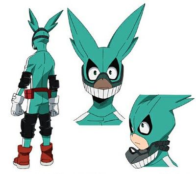 My hero academia deku mask Deku Mask, Deku Cosplay, Manga Books, Character Sheet, Hero Academia Characters, Boku No Hero, Character Designs, Izuku Midoriya, My Hero