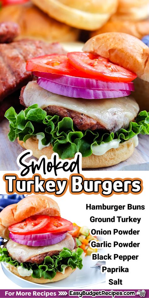 Smoked Turkey Burgers, Smoked Chicken Burgers, Turkey Burger Sliders, Ground Turkey Burgers, Smoked Burgers, Greek Turkey Burgers, Turkey Patties, Grilled Turkey Burgers, Frozen Turkey