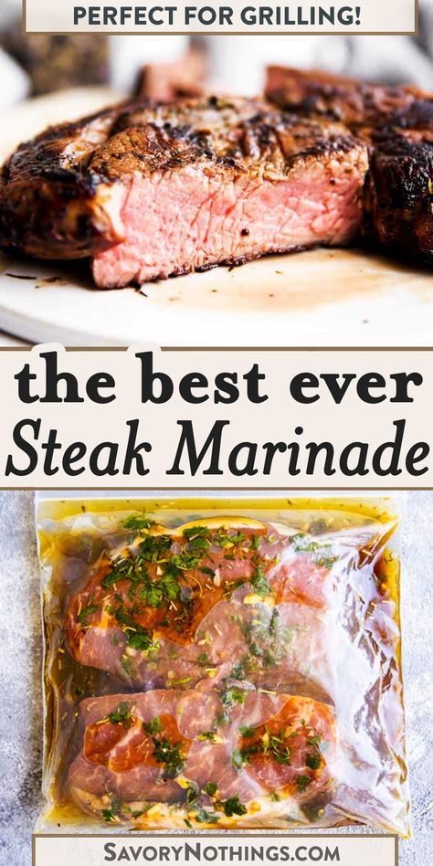 Best Grilled Steak Marinade, Stake Marinade, Bbq Steak Marinade, Grilled Steak Marinade, Greece Recipes, Chicken Rubs, Easy Steak Marinade, Marinade Steak, Steak Marinade For Grilling