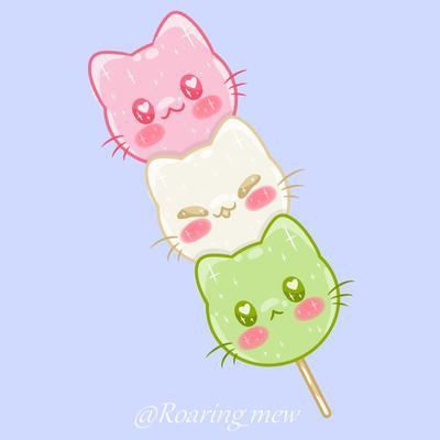 Kawaii Logo, Cute Easy Doodles, Easy Cartoon Drawings, Kawaii Diy, Food Illustration Art, Animal Icon, Cute Food Drawings, Cats Artists, Cat Artwork