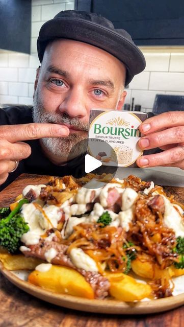 Ollie Eats|Food|London|BBQ|Travel on Instagram: "AD | You can turn @boursinuk Truffle cheese into the ultimate steak sauce!
 
It’s #BoursinTruffleTuesday and I’m about to show you how to make the easiest, tastiest steak sauce ever!
 
You know I love some loaded fries, and this recipe is perfect for those indulgent midweek meals or a standout dish for date night. Unlike most sauces that need tons of ingredients and take forever to get right, this one is ridiculously simple.
 
Sweat down some onions, pan-fry your favorite cut of steak, and air fry some chunky chips. Then, just toss everything onto a plate. For the sauce all you need is some Boursin Truffle cheese. Pop it in a pan with a little water, let it simmer, and boom – you’ve got a rich, creamy sauce.
 
If you’re looking to impress a Truffle Cheese, Chunky Chips, Beef Dinners, Loaded Fries, Pan Fry, Boursin Cheese, Steak Cuts, Midweek Meals, Steak Sauce