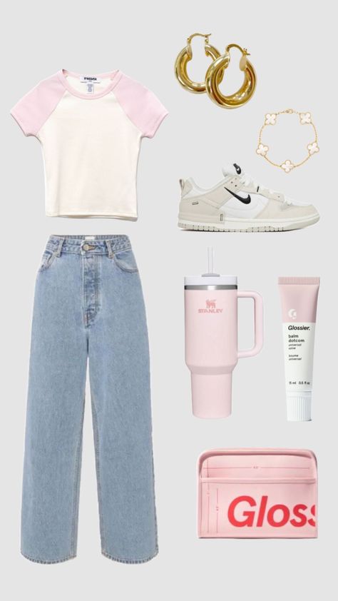 #outfitinspo #schooloutfit #f4f #preppy #vanillagirl #y2k #fyp Perfect Skin Care Routine, Outfit Inspo Casual, Everyday Fashion Outfits, Cute Everyday Outfits, Back To School Outfits, Cute Fits, School Outfit, School Outfits, Fitness Inspo