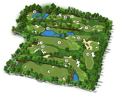 Golf Course Design, Golf 9, Golf Bar, Golf Course Map, Landscape And Urbanism Architecture, Adventure Golf, Course Design, Golf Estate, Painted Hills