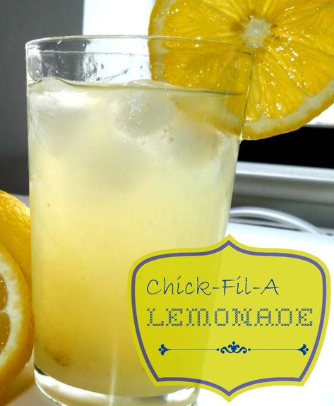 CopyCat Chick-Fil-A Lemonade | Tales of a Ranting Ginger Chickfila Lemonade Recipe, Splenda Lemonade Recipe, Good Lemonade Recipe, Frosted Lemonade, Best Lemonade, Homemade Lemonade Recipes, Fresh Squeezed Lemonade, Fresh Lemonade, Homemade Lemonade