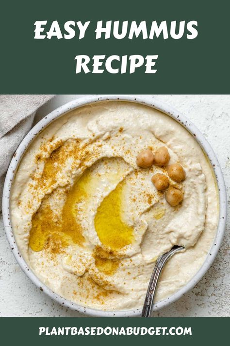 It is worthwhile to understand some kitchen basics, such as making a very classic hummus. Humas Recipe Easy, Humas Recipe, Recipe For Hummus, Classic Hummus Recipe, Classic Hummus, Vegan Appetizers Recipes, Easy Hummus Recipe, Plant Based Lunch, Kitchen Basics