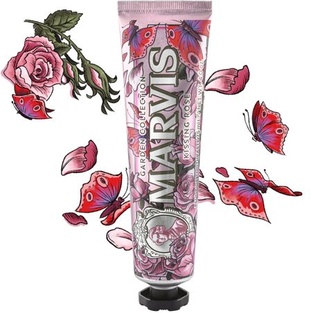 Limited Editions - Marvis Marvis Toothpaste Aesthetic, Luxury Toothpaste, Marvins Toothpaste, Toothpaste Crest, Marvis Toothpaste, Crest Toothpaste, How To Prevent Cavities, Bulgarian Rose, Sodium Lauryl Sulfate