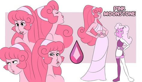 Steven Universe Theories, Steven Universe Diamond, Steven Universe Oc, Steven Universe Au, Steven Universe Drawing, Steven Universe Funny, Pink Moonstone, Steven Universe Characters, Steven Universe Gem