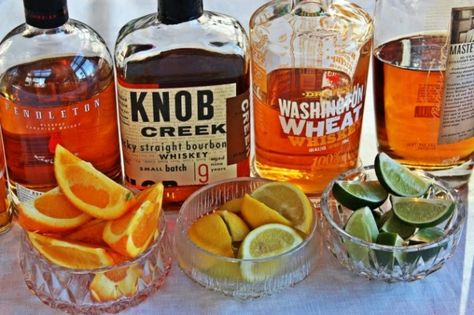 Your Ultimate Guide to Hosting a Bourbon Tasting Party | Brit + Co Bourbon Tasting Party, Whiskey Tasting Party, Bourbon Tasting, Bourbon Bar, Whiskey Brands, Whiskey Tasting, Wine Tasting Party, Whiskey Bar, Whiskey Gifts