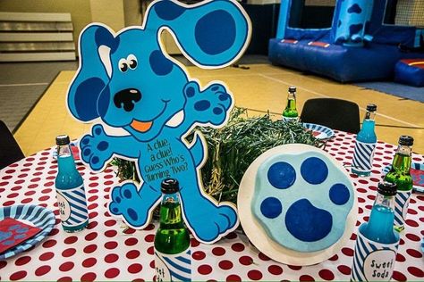 Blues Clues Birthday Party Ideas | Photo 7 of 131 | Catch My Party Blues Clues Birthday Party, Blues Clues Birthday, Blue's Clues Birthday Party, Blues Clues, Catch My Party, Birthday Party Ideas, Ideas Photo, Clue, Birthday Parties