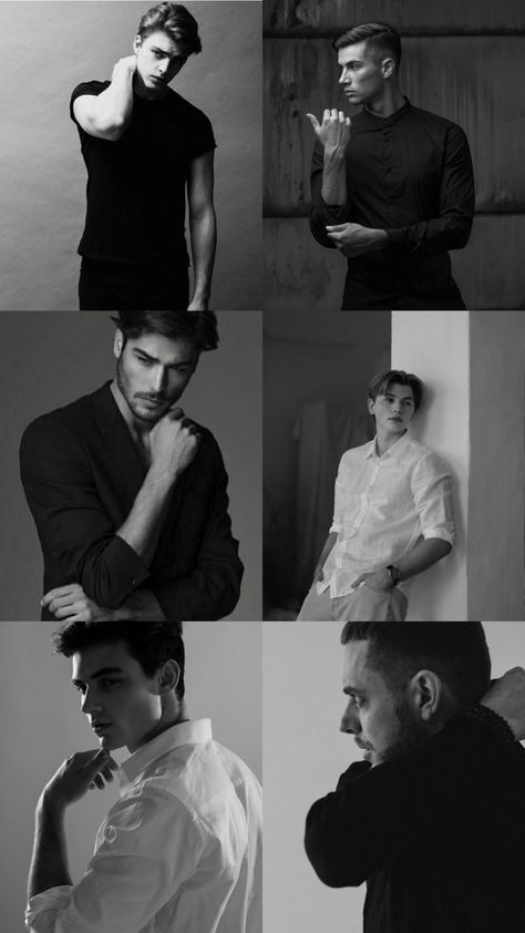 Portfolio Photoshoot Men, Photoshoots For Men, Men Studio Photoshoot Poses, Editorial Male Model, Male Portrait Ideas, All White Studio Photo Shoot, Poses For Male Models, Studio Portrait Photography Men, Male Model Portfolio Ideas Photo Shoot