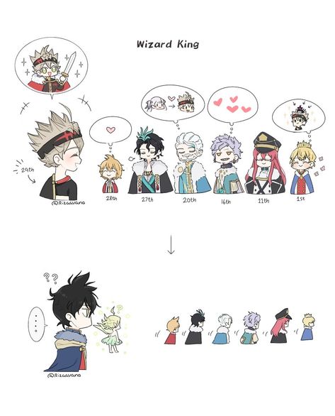 Chibi Liebe Black Clover, Yuno X Asta Comic, Black Clover Funny, Black Clover Yuno X Asta, Asta X Yuno, Black Clover Ships, Yuno Black Clover, Black Clover Characters, Asta And Yuno