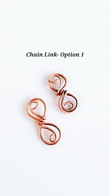 Wire Wrap Chain Links Tutorial, Wire Links For Jewelry, Diy Wire Chain, Wire Wrap Tutorial Free, Wire Wrapped Tutorial, Diy Jewelry Clasp, Wire Wrap Chain, Wrapped Bracelets, Wire Jewelry Earrings