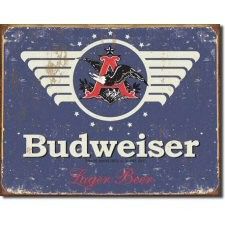 Budweiser 1936 Logo Tin Sign