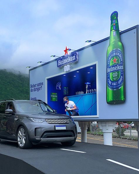 Corporate Event Design, Premium Beer, Beer Ad, Ad Of The World, Brand Pop, Billboard Design, Publicidad Creativa, Experiential Marketing, Guerilla Marketing