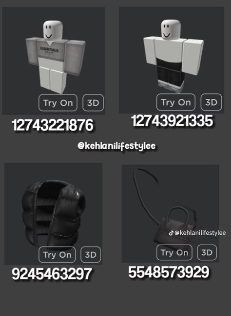 Roblox Codes Nike Pros, Bloxburg Clothes Codes Baddie, Codes For Berry Ave Clothes Black, Black Outfit Codes Berry Ave, Berry Avenue Codes Clothes Baddie Black, Roblox Codes Accessoires, Bloxburg Black Hair Codes, Nail Codes, Roblox Body Codes