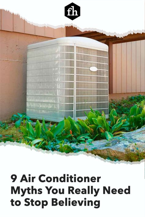 9 Air Conditioner Myths You Really Need to Stop Believing Air Conditioner Maintenance, Diy Survival, Air Conditioning Maintenance, Whole House Fan, Air Conditioner Units, Diy Handyman, Air Conditioning Repair, Air Conditioning Services, Buying A New Home