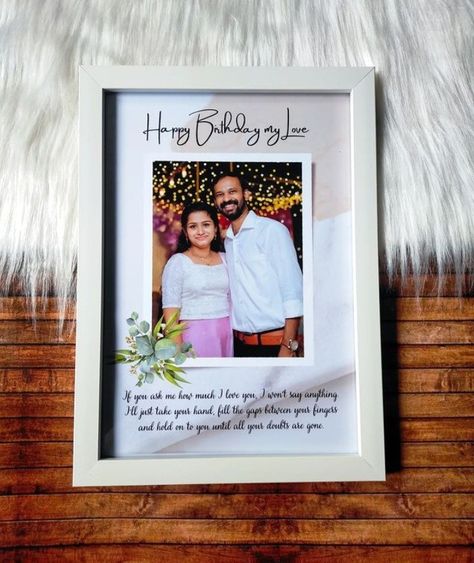 Birthday Frame For Husband, Single Photo Frame Ideas, Couple Frame Ideas, Google Frame, Couples Frame, Frame Reference, Motherhood Illustration, Rabbit Images, Stationary Business