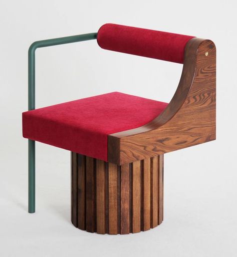 The new stars of avant-garde design | Financial Times Walnut Armchair, Walnut Chair, Oak Armchair, Contemporary Armchair, Wooden Armchair, Restaurant Paris, Custom Made Furniture, Chair Upholstery, Milan Design Week