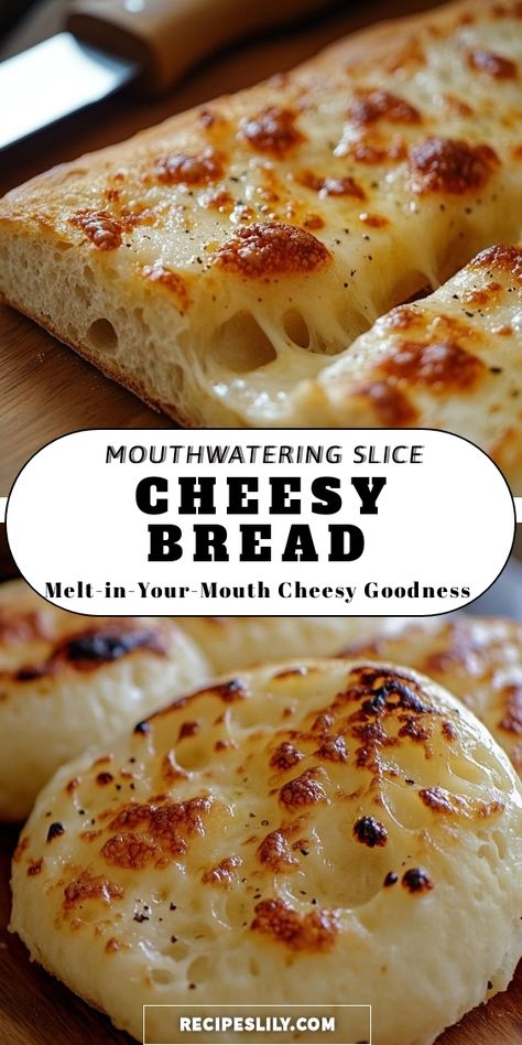 I can't get enough of this cheesy bread! It's the ultimate comfort food, with a golden crust and gooey melted cheese that just pulls apart with each bite. Perfect for dipping or as a side to your favorite meal. Trust me, once you try it, you'll be craving more! Bread Machine Cheesy Bread, Cheesy Bread Recipes, Cheese Bread Loaf, Cheesy Food, Cheesy Bread Recipe, Chicken Satay Recipe, Cheesy Pull Apart Bread, Satay Recipe, Cheese Bread Recipe