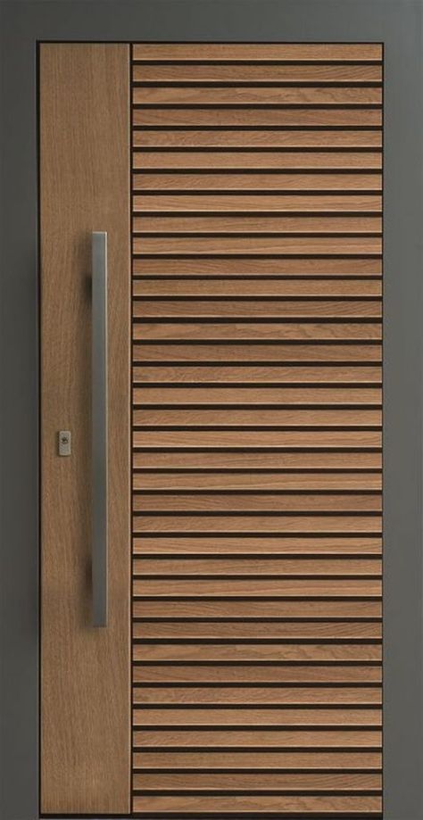 Wooden Door Design Modern, Tor Design, Pintu Interior, Wooden Door Entrance, Flush Door Design, Modern Wooden Doors, Front Door Design Wood, Wooden Front Door Design, Wooden Main Door