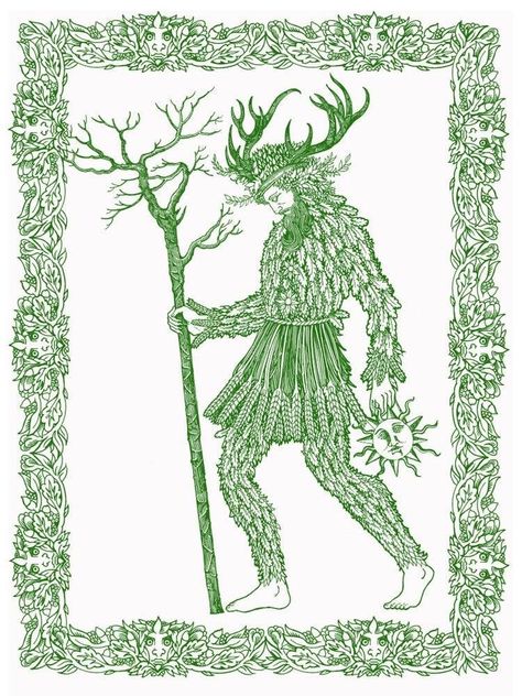 Ancients Paladin, Sin Eater, Grey Circle, Medieval Tattoo, The Green Man, Nature Magic, Wicker Man, Green Knight, Norse Pagan