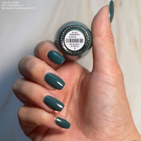 Teal Nails — Lots of Lacquer Dark Teal Nails, Teal Nail Ideas, Teal Nail Polish, Teal Nails, Nail Polish Colors Fall, Nail Colors Winter, Nail Colour, Gel Nail Colors, Winter Nail