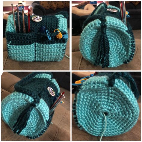 Crochet Hooks Case, Yarn Buddy, Crochet Storage Bag, Crochet Travel, Crochet Hook Holder, Crochet Organizer, Crochet Hook Case, Purse Storage, Crochet Fairy