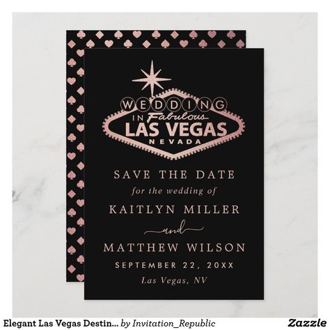 Destination Wedding Invite, Las Vegas Destination Wedding, Destination Wedding Save The Date, Wedding Rehearsal Invitations, Casino Wedding, Nevada Wedding, Rehearsal Invitations, Wedding Rehearsal Dinner Invitations, Las Vegas Wedding