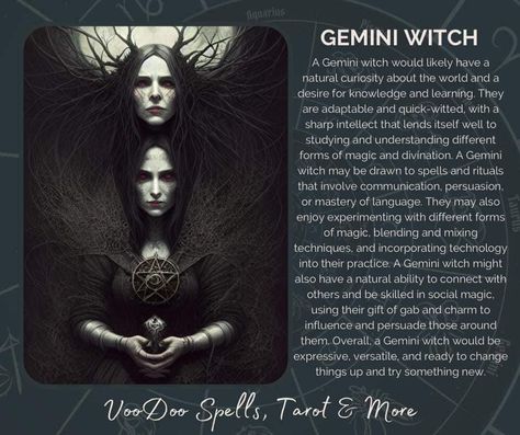 Gemini Witch, Witch Astrology, Gemini Zodiac Quotes, My Moon Sign, Male Witch, Sagittarius Moon, Pagan Spirituality, Witch Quotes, Voodoo Spells