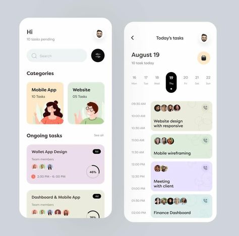 Task App, App Design Trends, Desain Ux, Ux Design Trends, Ux Design Principles, Ui Ux 디자인, App Design Layout, Ux App Design, Ui Design Trends