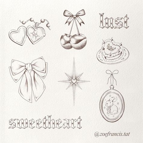 🎀 First of the new flash series 🎀 ~ first in non repeatable designs ~ variations are always welcome ~ To book please fill out the form in… | Instagram 2023 Flash Tattoo, Filled In Tattoos, Aesthetic Flash Tattoo, December Flash Tattoo, Cool Feminine Tattoos, Tattoo Line Practice, Get What You Get Tattoo Flash, Dainty Tattoo Flash Sheet, Chandelier Tattoos For Women