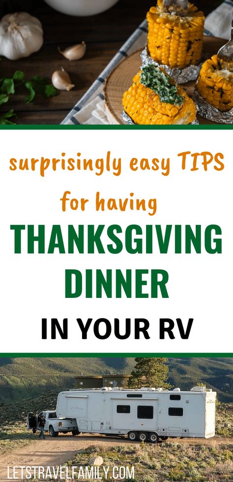 Camping Thanksgiving Dinner, Thanksgiving Camping, Cooking Thanksgiving Turkey, Rv Meals, Camping Thanksgiving, Easy Thanksgiving Dinner, Rv Cooking, Thanksgiving Cooking, Campfire Cooking