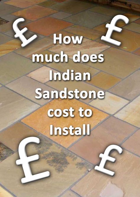 Indian sandstone has become one of the most popular natural stone paving materials. Not only does it look amazing it is both affordable and versatile. In this article I work out how much an Indian sandstone patio costs per m2. I will provide costs for labour only and also just materials only. Indian Sandstone Patio Ideas, Sandstone Patio, Natural Stone Paving, Curved Patio, Indian Sandstone, Paving Ideas, Stone Paving, Aesthetic Natural, Sandstone Paving