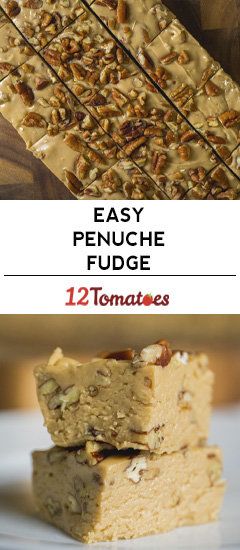 Easy Penuche Fudge, Penuche Fudge, Fudge Recipes Chocolate, Candy Recipes Homemade, Christmas Candy Recipes, Fudge Easy, Homemade Candies, Candy Desserts, Yummy Sweets