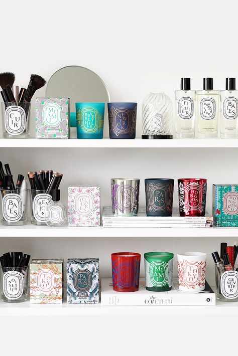 Diptyque Candles Decor, Diptyque Decor, Diptyque Candles, Empty Candle, Candles Decor, Luxury Perfumes, Perfumes For Women, Candle Inspiration, Candle Box