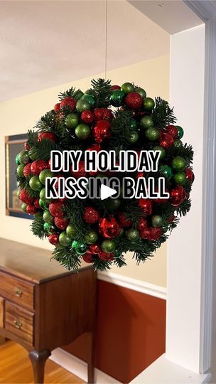 10K views · 815 reactions | The cutest way to spruce up a kissing ball! 🎄

Products: @nicksseasonaldecor 

#reels #diy #decor #christmas #homedecor | Nick’s Seasonal Decor | nicksseasonaldecor · Original audio Diy Kissing Ball, Diy Decor Christmas, Kissing Balls, Kissing Ball, Winter Decorating, Balcony Plants, Outdoor Christmas Decorations, Diy Holiday, Tea Room