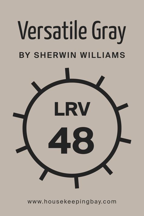 What is the LRV of Versatile Gray SW 6072 by Sherwin Williams? Versatile Gray, Trim Colors, Neutral Paint Colors, Neutral Paint, Dark Shades, Coordinating Colors, Sherwin Williams, Natural Light, Light Colors