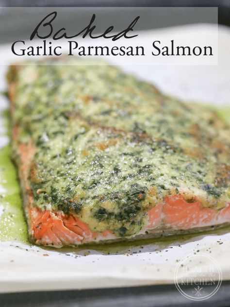 Parmesan Salmon, Salmon Recipes Baked, Keto Salmon, Cena Keto, Resep Seafood, Frozen Salmon, Garlic Salmon, Butter Salmon, Baked Garlic