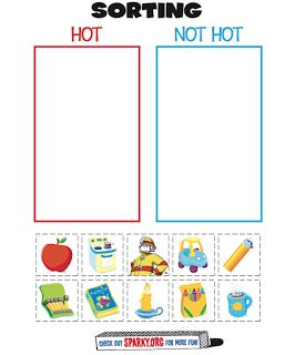 Fire safety activities: FREE Hot or not hot fire safety cut and glue worksheet. Fire Safety Worksheets, Fire Safety Preschool Crafts, Fire Safety Lessons, Safety Worksheets, Fire Safety Unit, Fire Safety Theme, Fire Safety Activities, Fire Safety Preschool, Safety Crafts