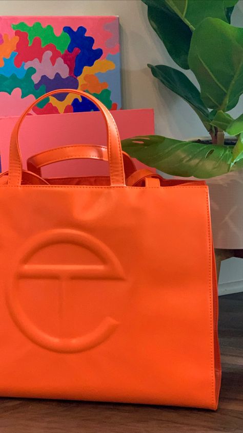 Mint Green Telfar Bag Outfit, What’s In My Telfar Bag, Cyan Telfar Bag, Bronze Telfar Bag, Orange Telfar Bag, Personal Shopper, Fast Fashion, Paper Shopping Bag, Bag Accessories