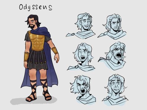 Odysseus Character Design, Epic The Musical Troy Saga, Odysseus Fanart Epic, The Odyssey Art, Ancient Greek Armor, Odysseus Art, Odysseus Fanart, Mythic Odysseys Of Theros, Ancient Greece Mythology