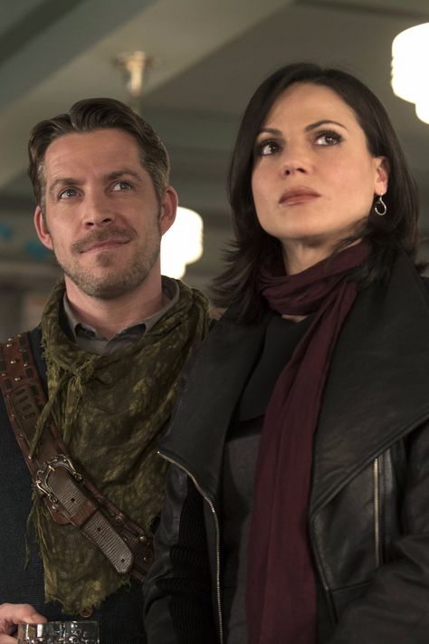 Once Upon a Time is full of complicated romances, but no relationship is as tortured as Regina and Robin Hood's. Sean Mcguire, Robin And Regina, Robin Hoods, Sean Maguire, Once Up A Time, Hook And Emma, Outlaw Queen, Tv Couples, Captain Swan