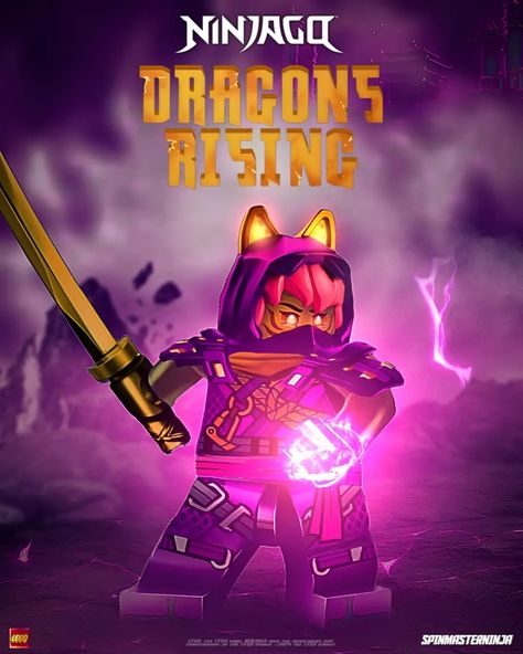 Lego Ninjago Dragons Rising, Sora Ninjago, Ninjago Dragons Rising, Dragons Rising, Ninjago Dragon, Ninjago Party, Ninjago Art, Android Art, Dragon Rise