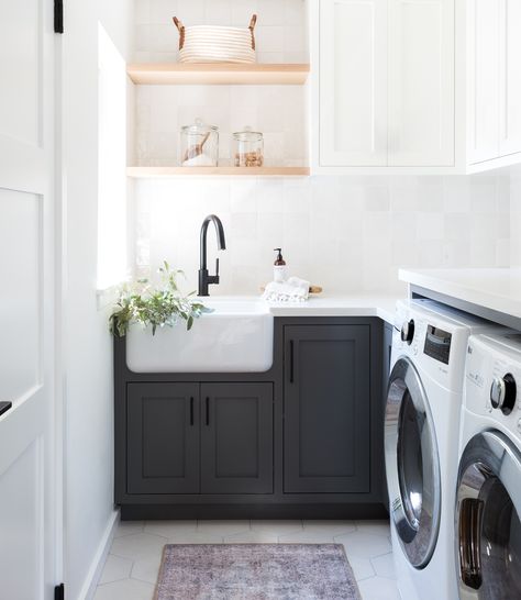 Laundry Room Remodel, Laundry Room Cabinets, Laundry Room Inspiration, Small Laundry Rooms, Small Laundry Room, Small Laundry, Room Goals, Laundry Room Storage, Laundry Mud Room