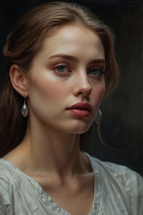 Portrait Refrences Photos, Portrait Inspiration Creative, Refrences Photos Female, Portrait Reference Female, Woman Face Photography, Female Portrait Photography, Fine Art Portrait Photography, Fashion Campaign, Drawing Body Poses